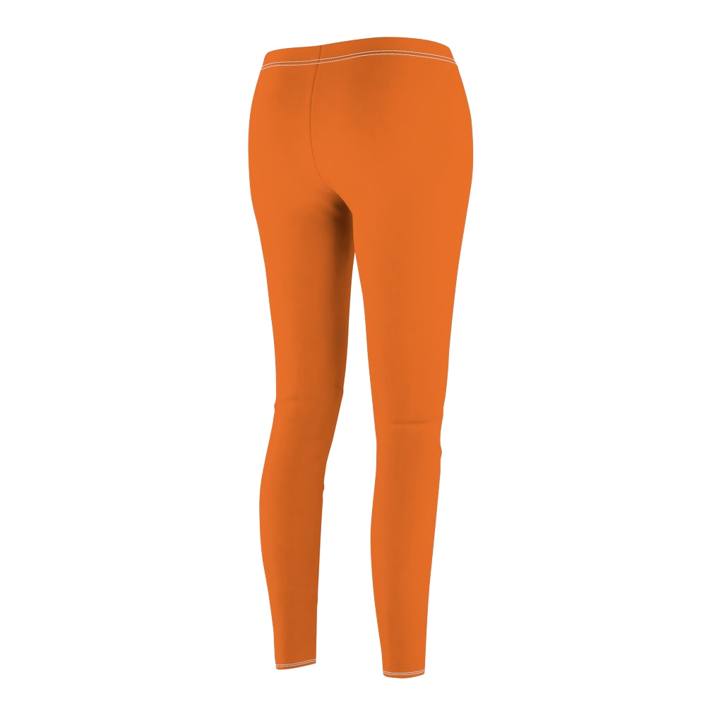 Battle Box Women's Orange Casual Leggings