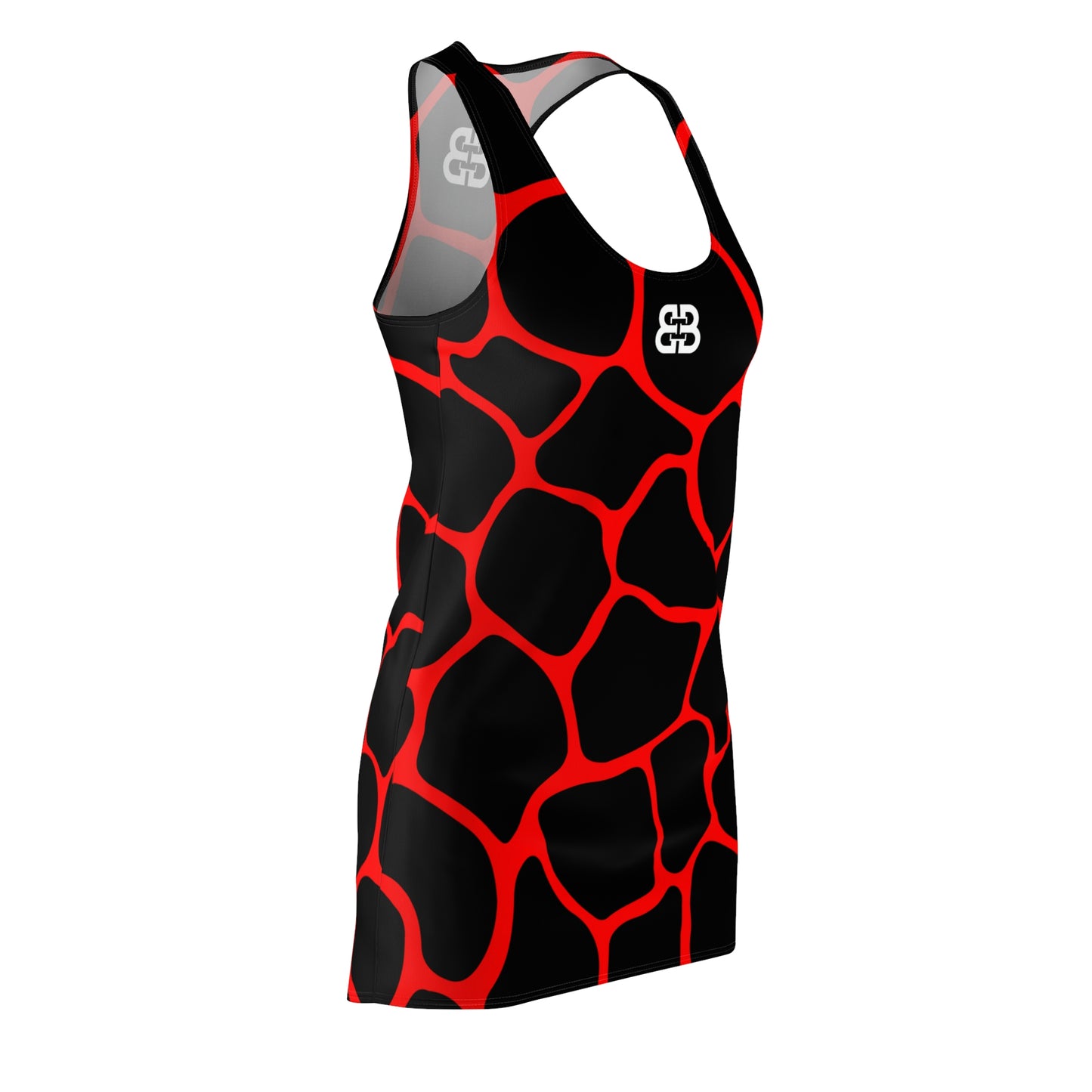 Battle Box Black Red Cobble Tunic Racerback Top-CB