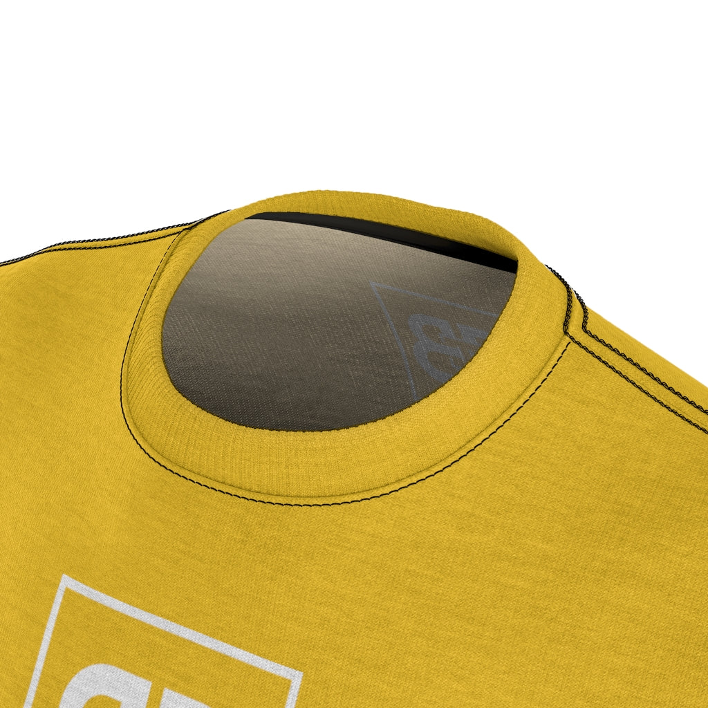 Battle Box Unisex Triple Print Yellow T-Shirt