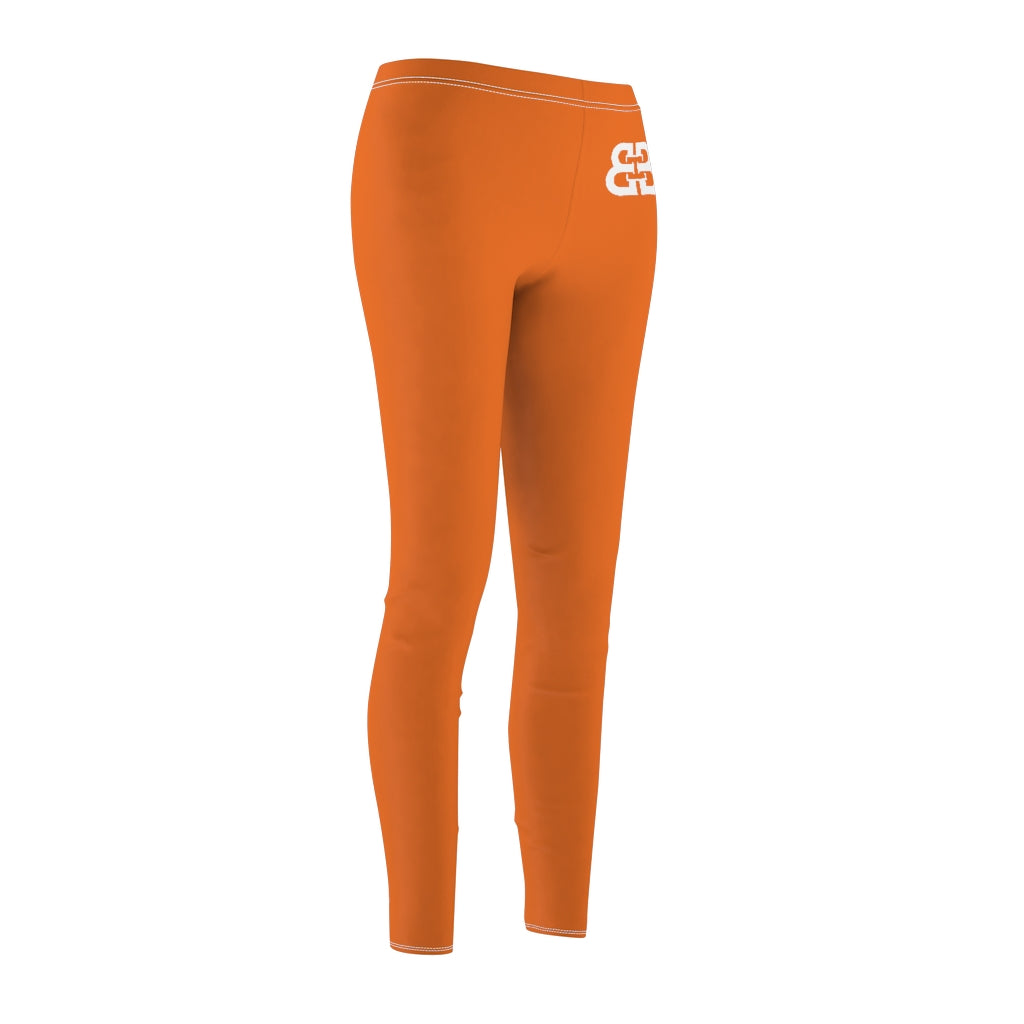 Battle Box Women's Orange Casual Leggings