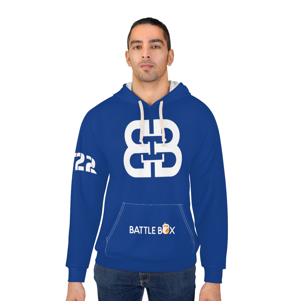Battle Box Blue Unisex Pullover Hoodie