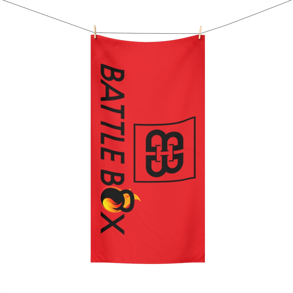 Battle Box Red Gym Towel