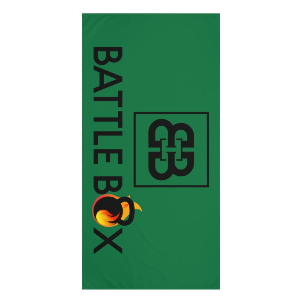 Green Battle Box Gym Towel