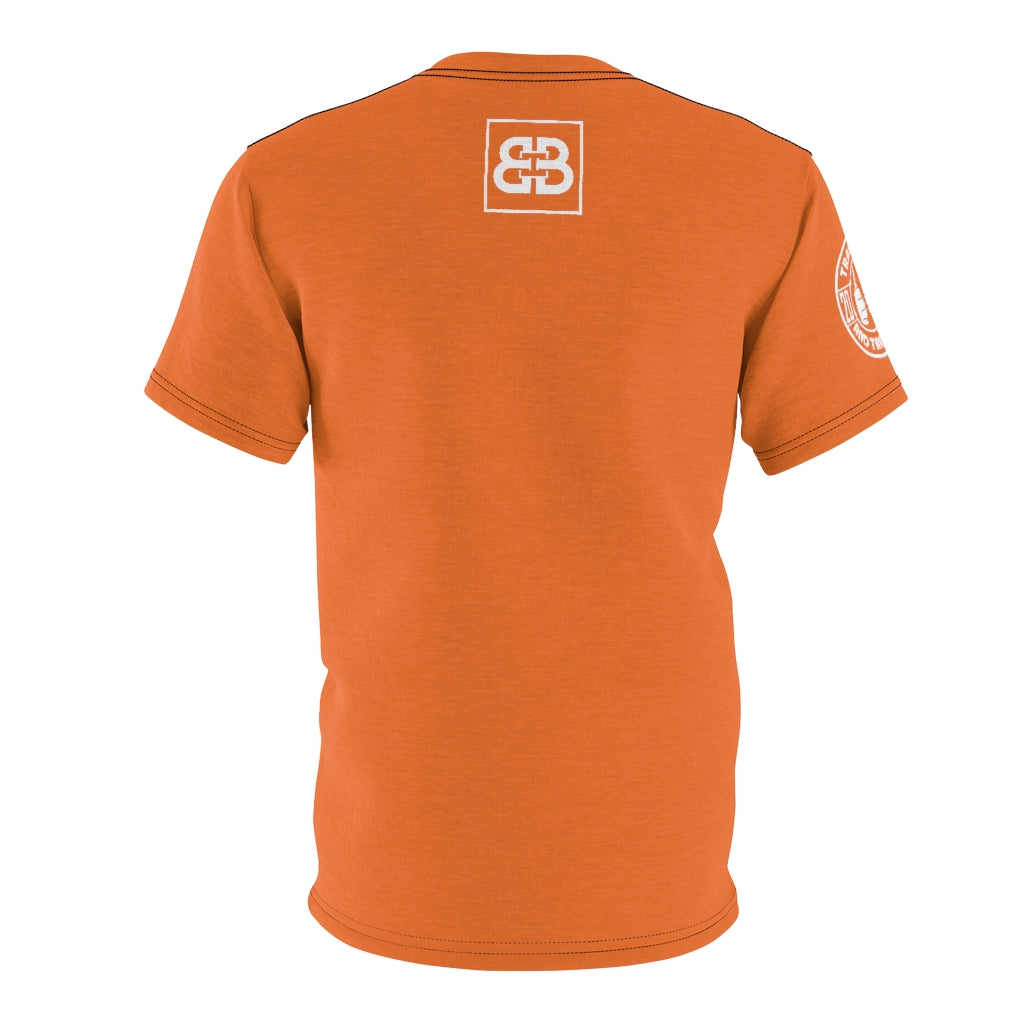 Battle Box Unisex Triple Print Orange T-Shirt