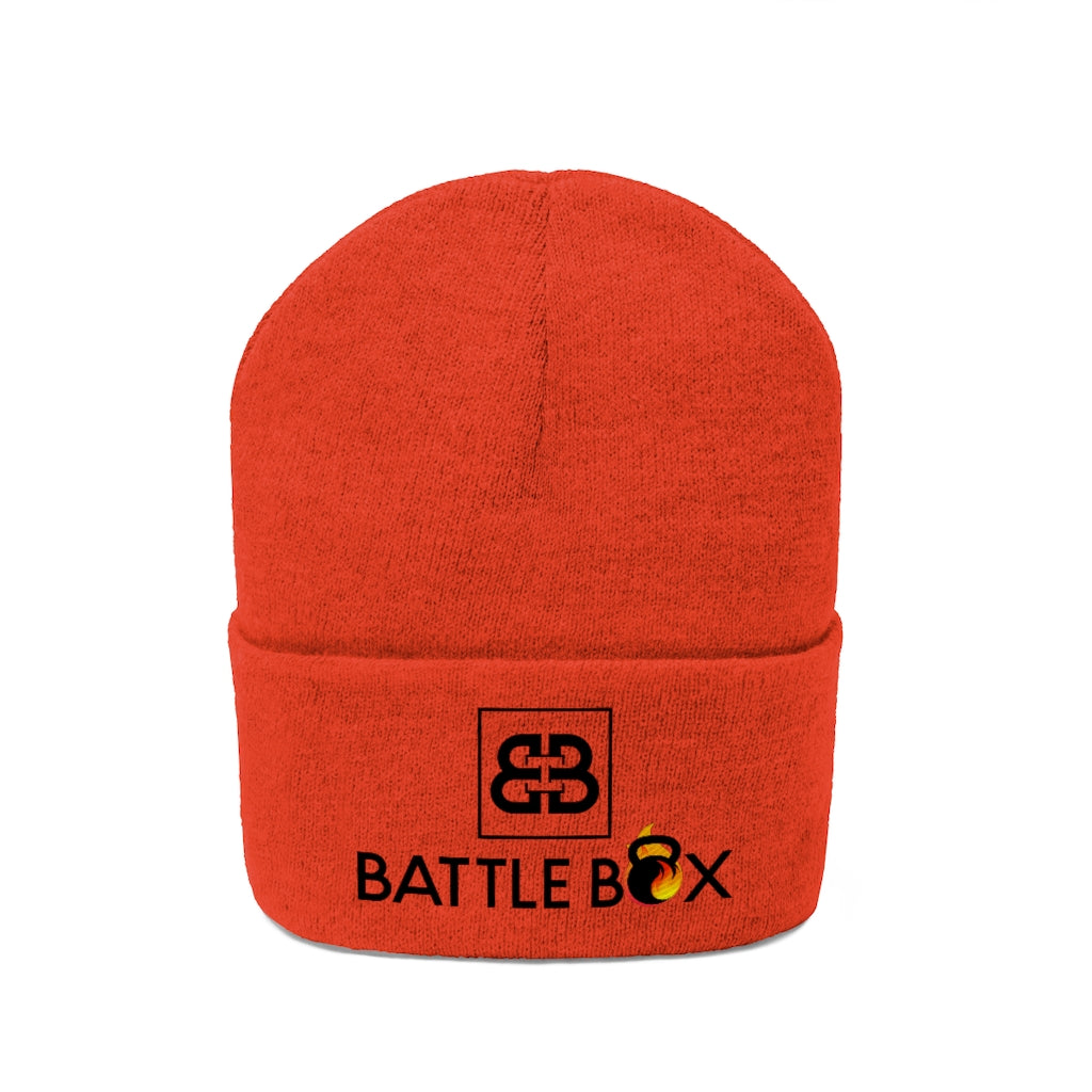 Battle Box [BB] Black Logo Unisex Knit Beanie