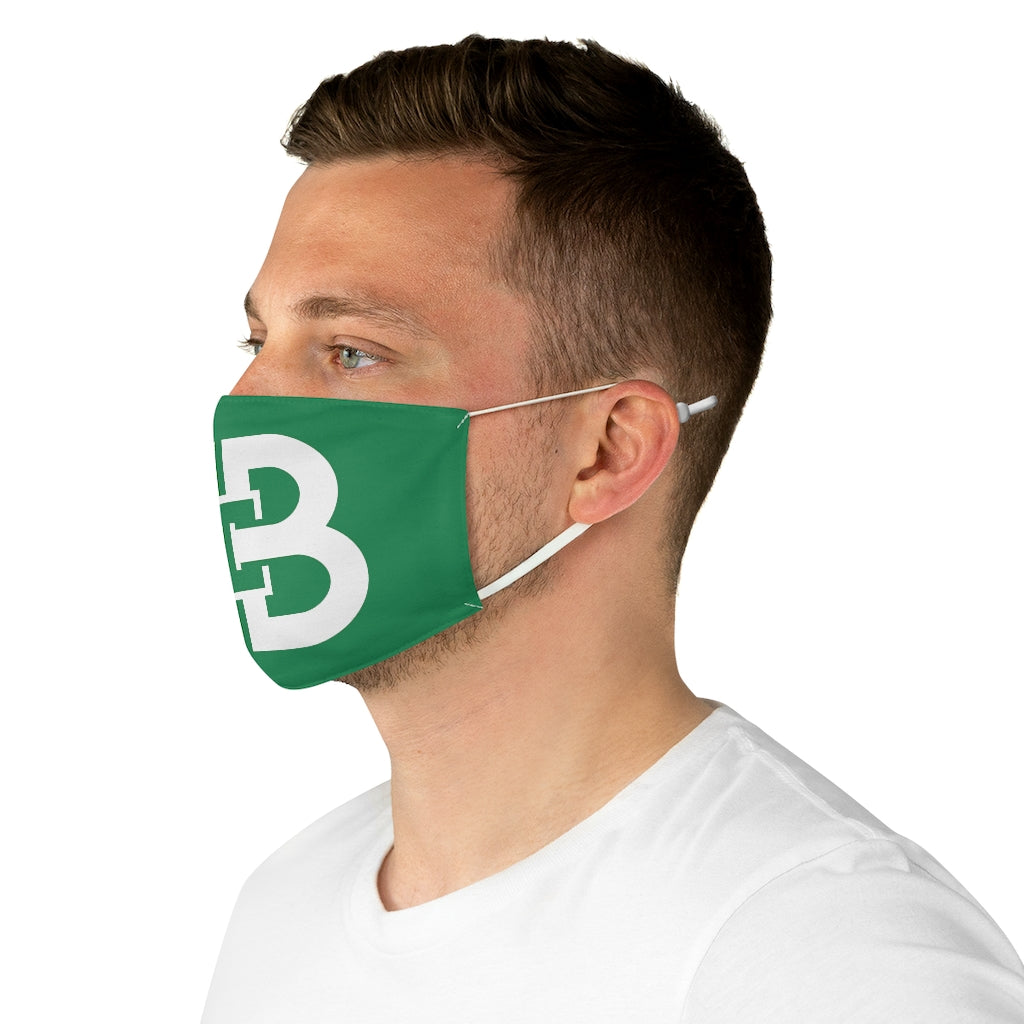 Green Battle Box Fabric Face Mask