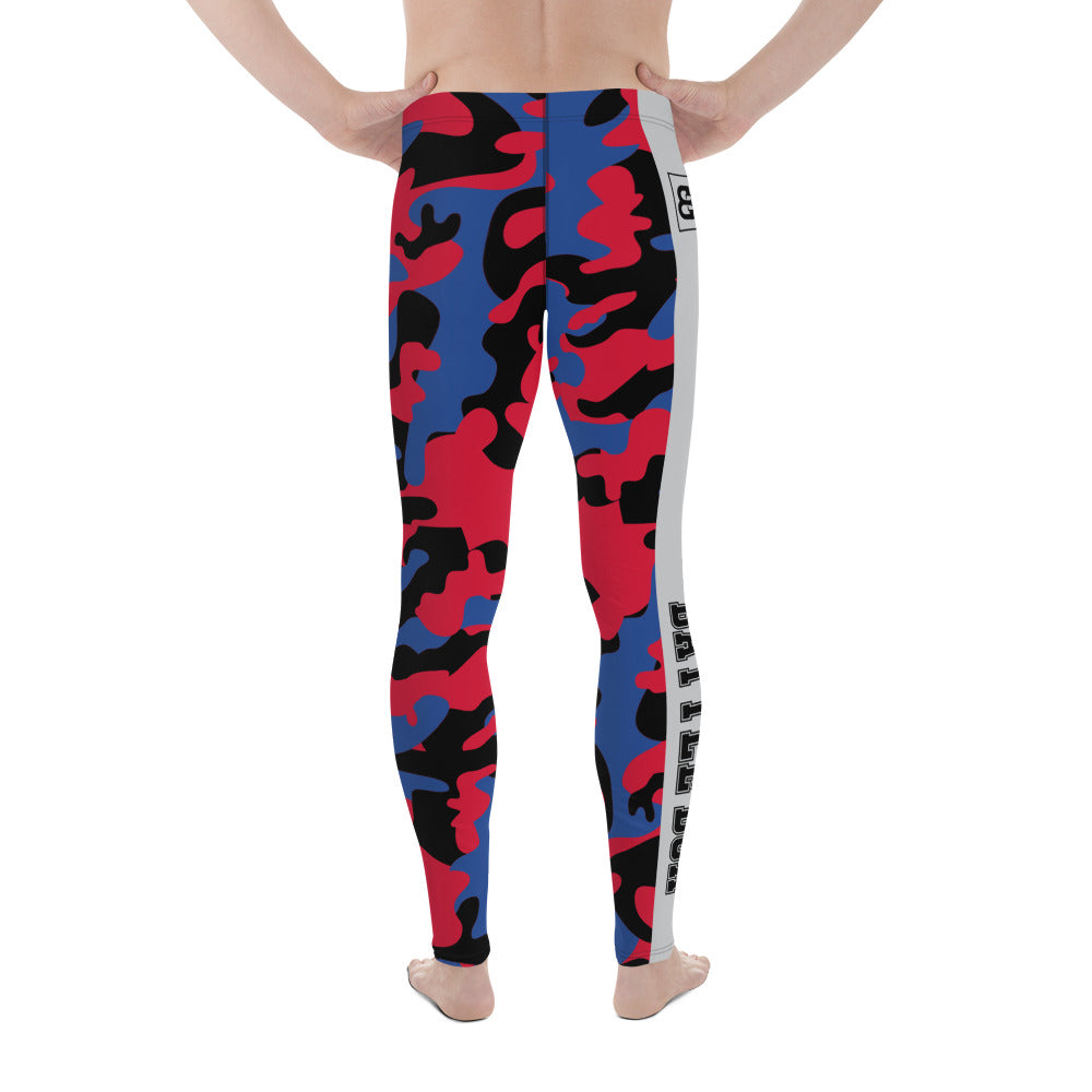 Battle Box Camo Black Red Clippers Men's Leggings