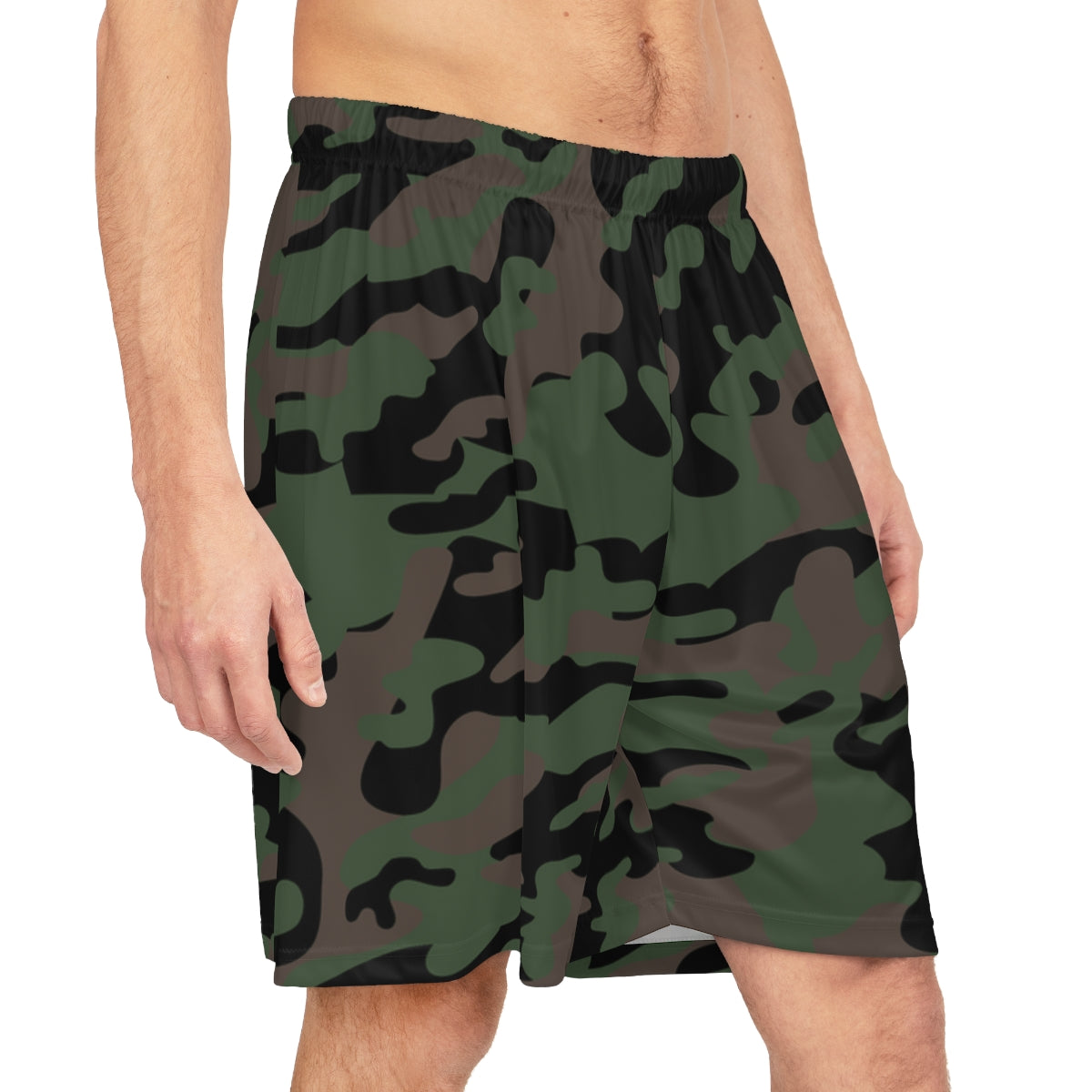 Battle Box BB Brown Camo Basketball Shorts