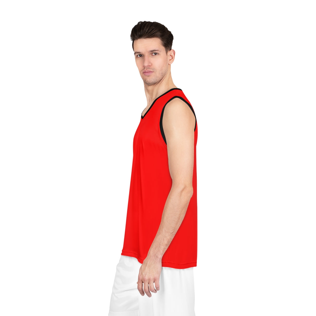 Battle Box Red White Basketball Jersey