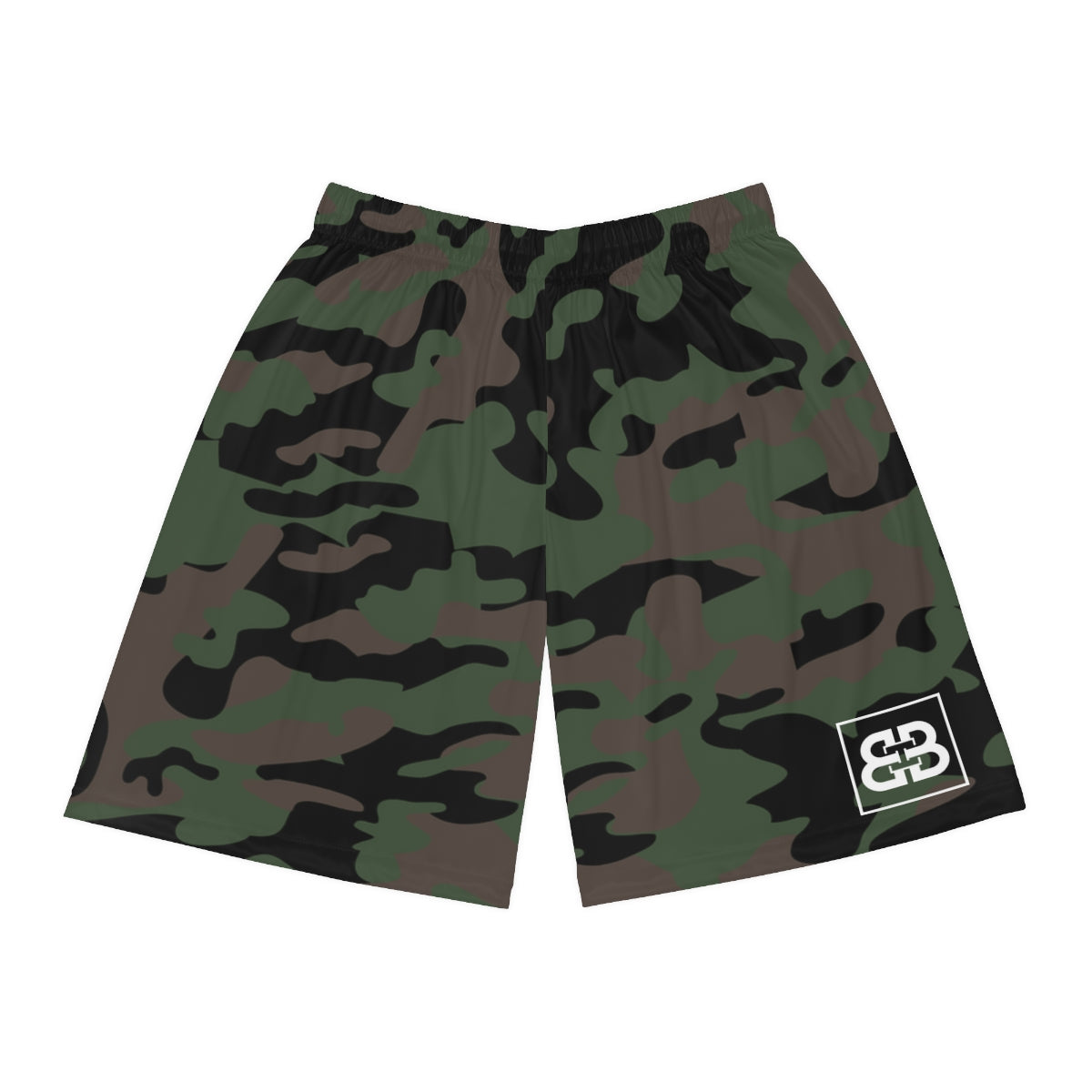 Battle Box BB Brown Camo Basketball Shorts