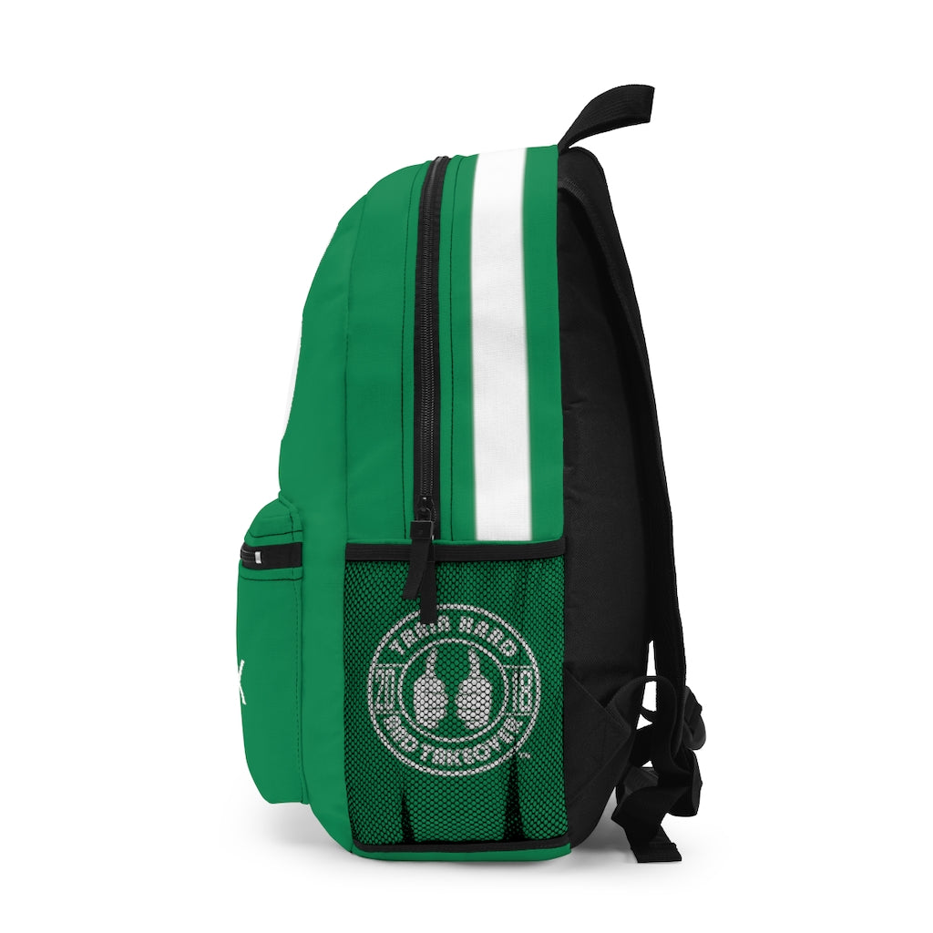 Battle Box Gym Fitness Green Train Hard Backpack