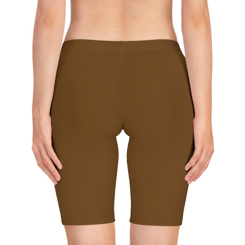 Battle Box Women's Brown Bike Shorts
