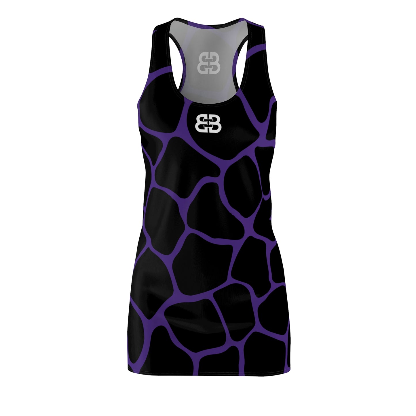 Battle Box Black Purple Cobble Tunic Racerback Top-CB