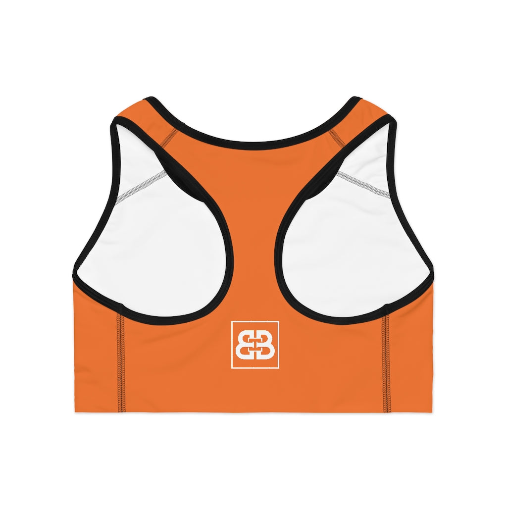 Battle Box Orange Sports Bra