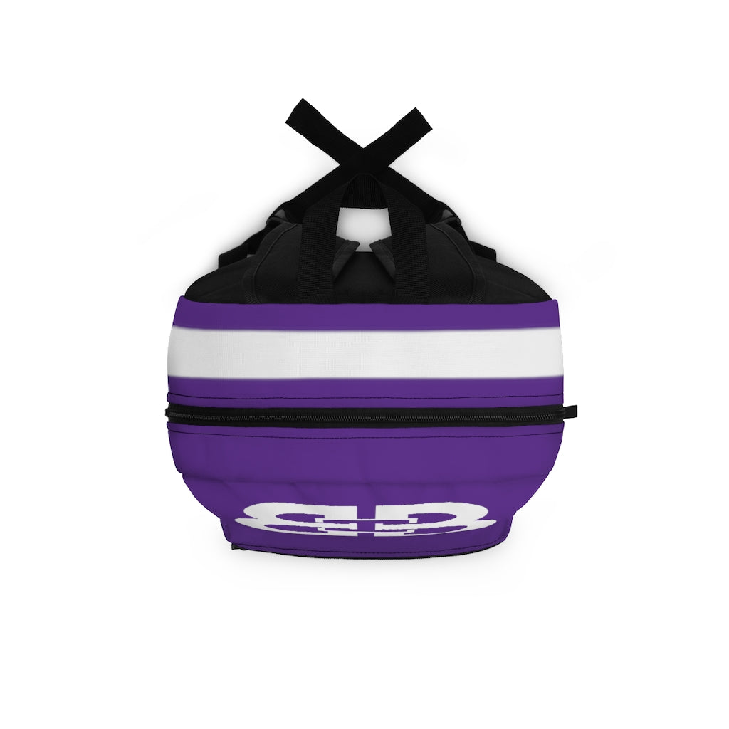 Battle Box Gym Fitness Purple Train Hard Backpack