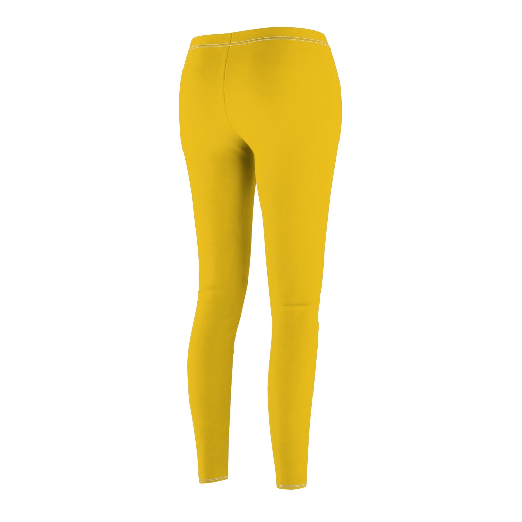 Battle Box Women's Yellow Casual Leggings