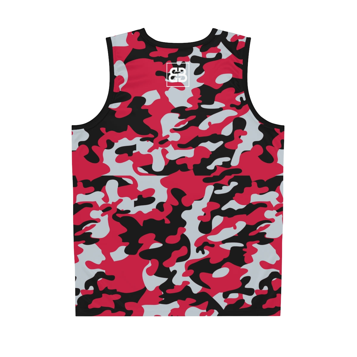 Battle Box Black Red Basketball Jersey