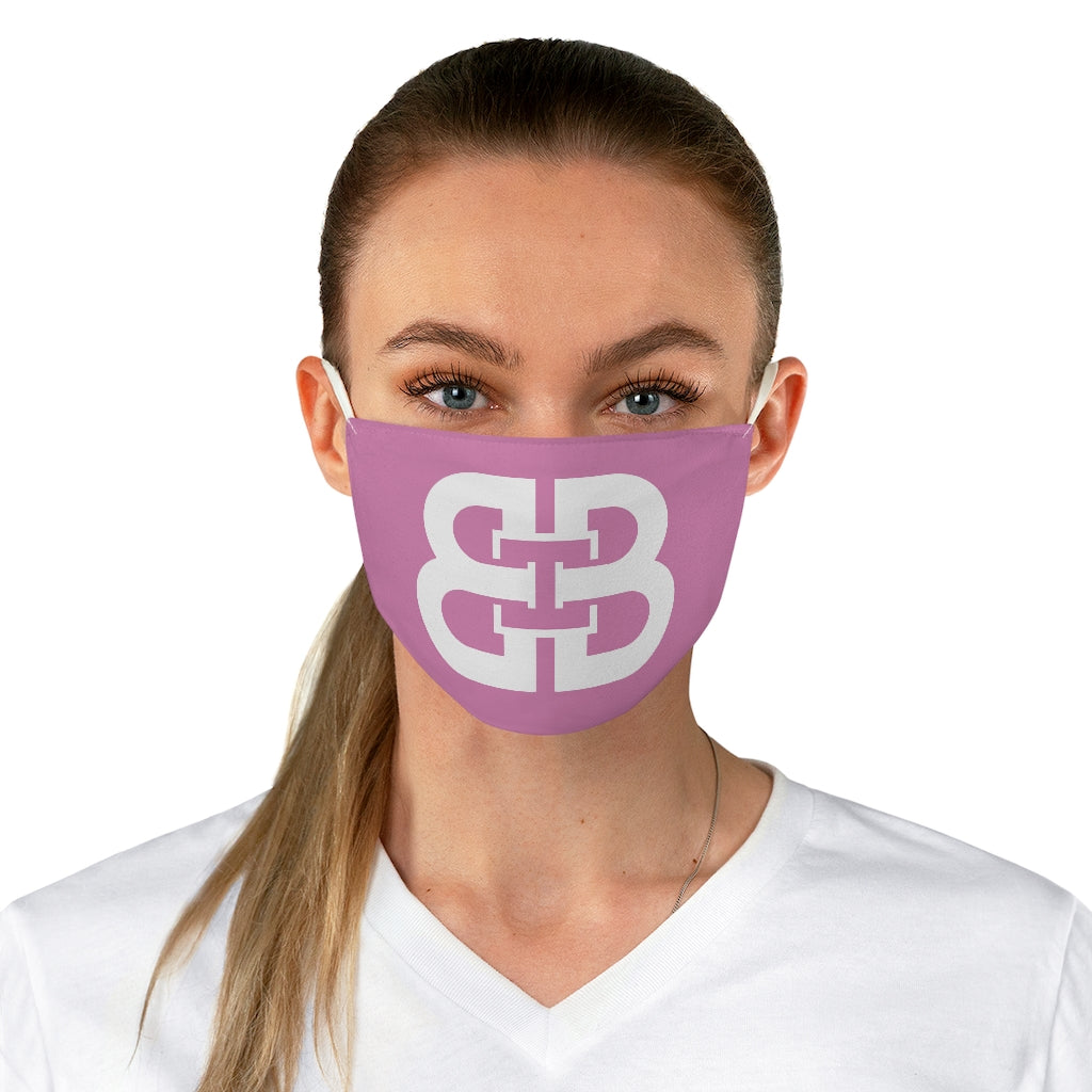 Pink Battle Box Fabric Face Mask