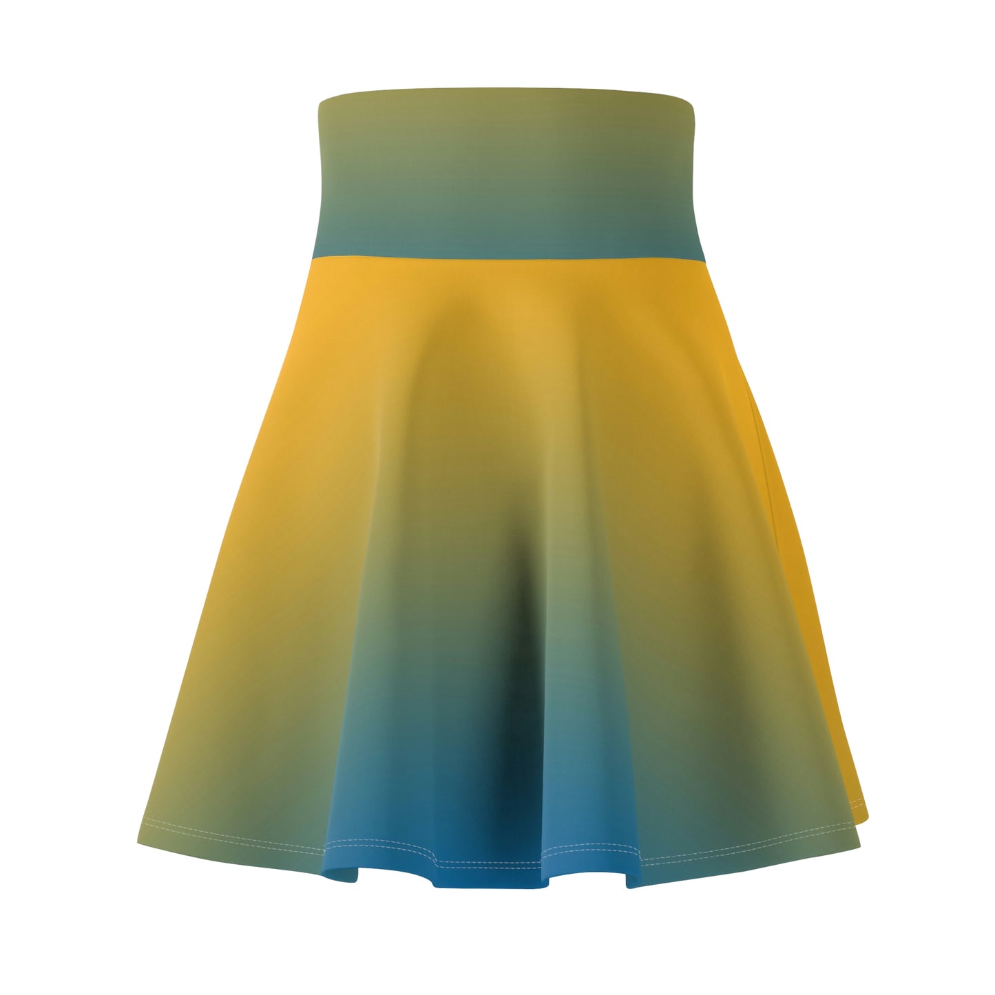 Battle Box High Waist Swirl Women's Skater Skirt-HW