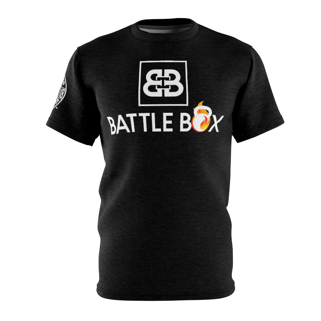Battle Box Unisex Triple Print Black T-Shirt