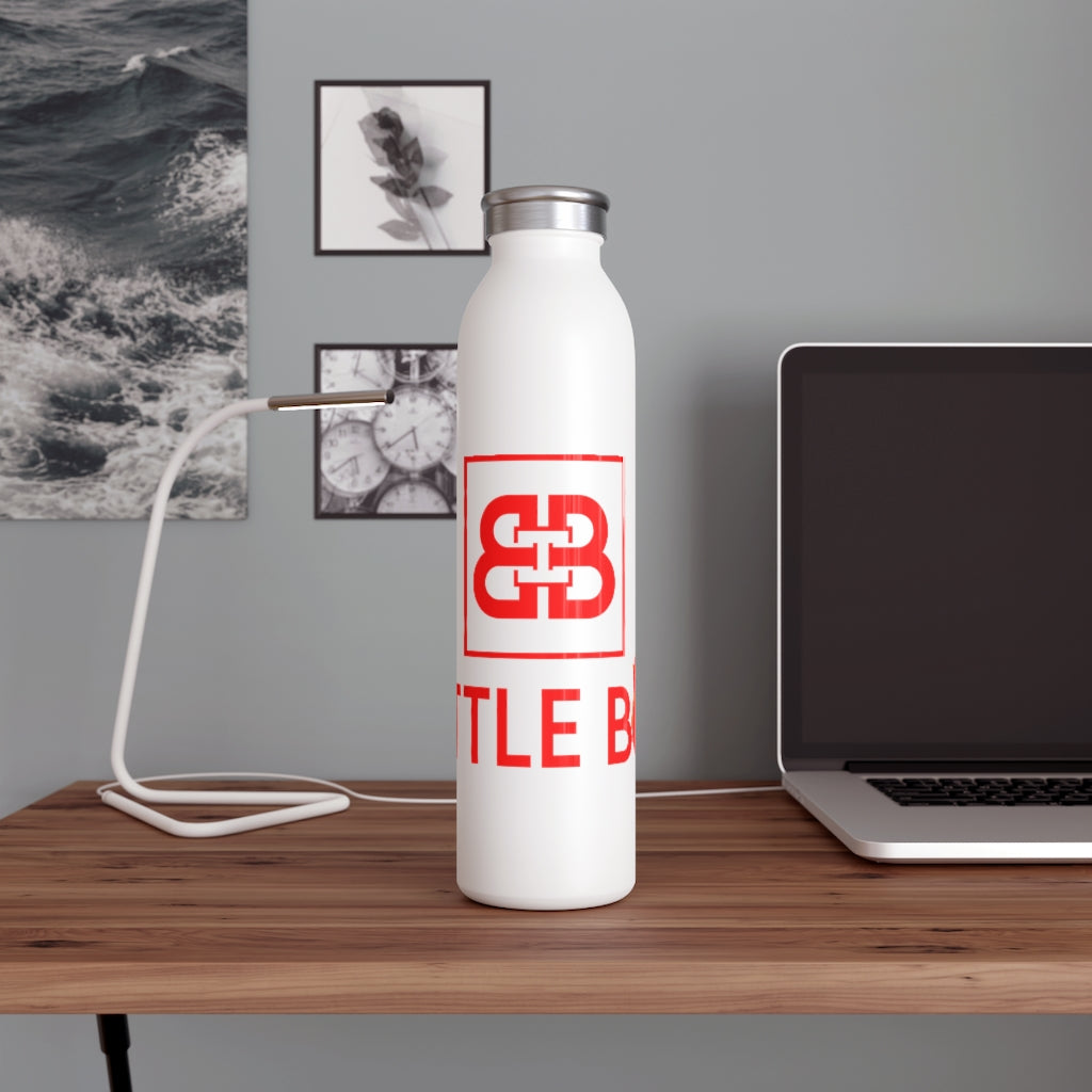 Battle Box Slim 20 Red Logo Water Bottle