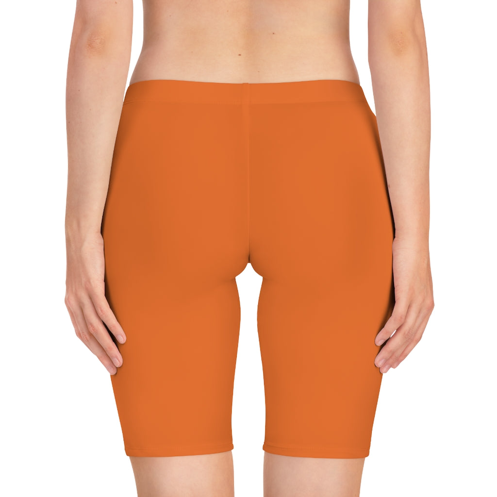 Battle Box Women's Orange Bike Shorts