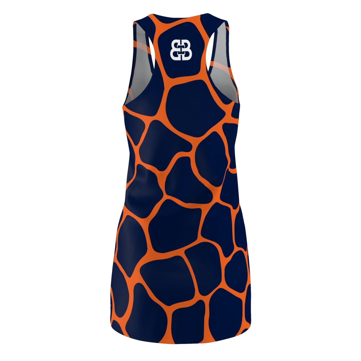 Battle Box Orange Blue Cobble Tunic Racerback Top-CB