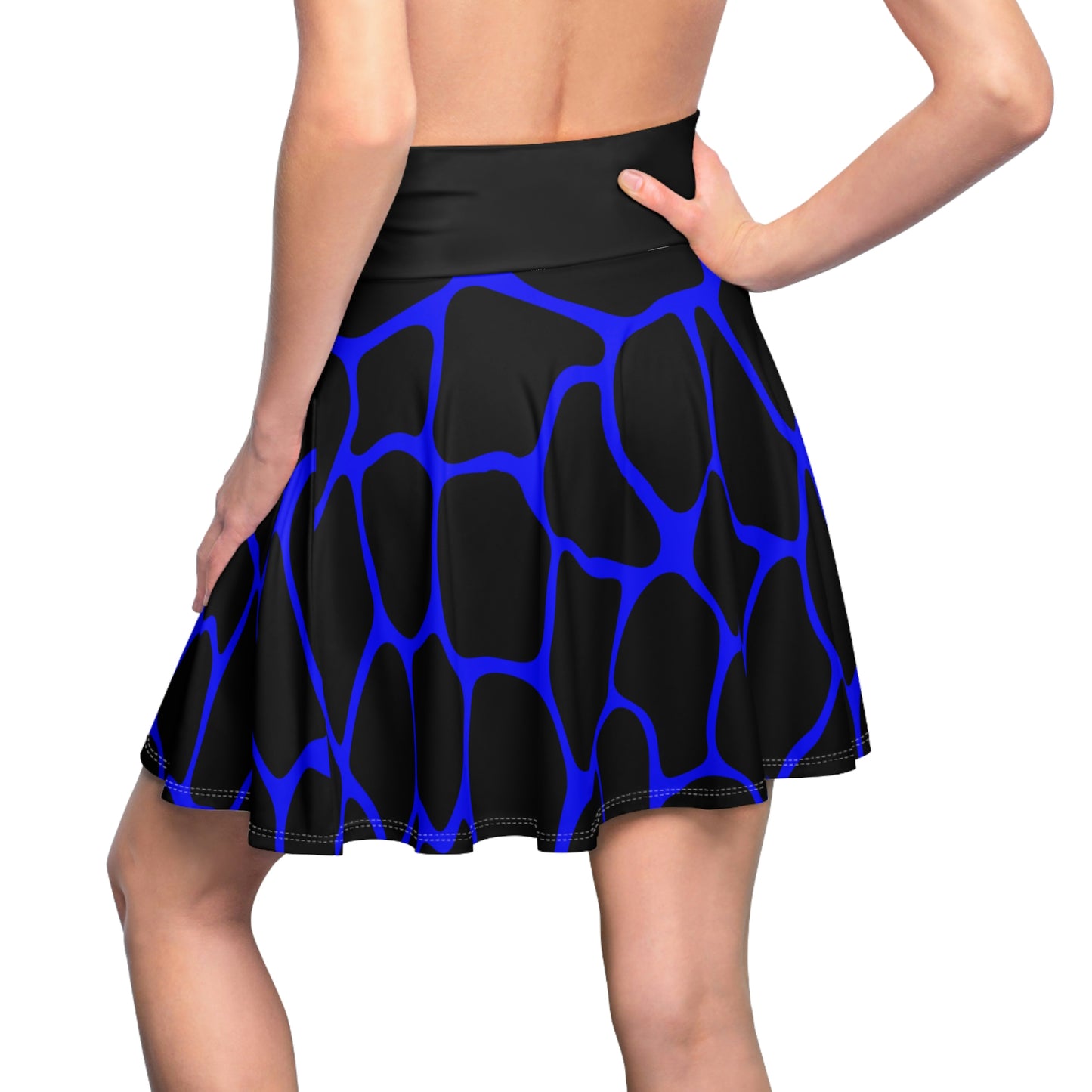 Battle Box High Waist Women's Skater Skirt-HW
