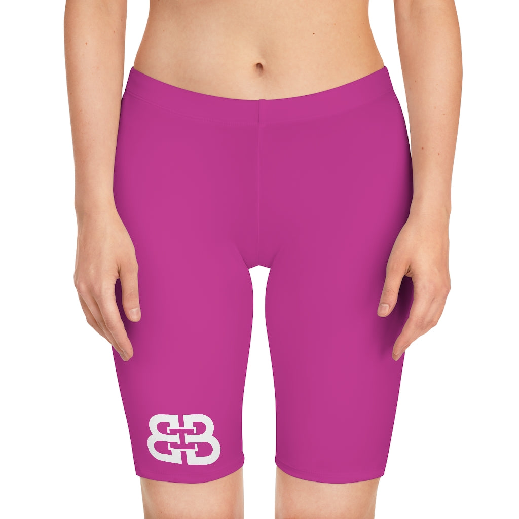 Battle Box Women's Pink Bike Shorts