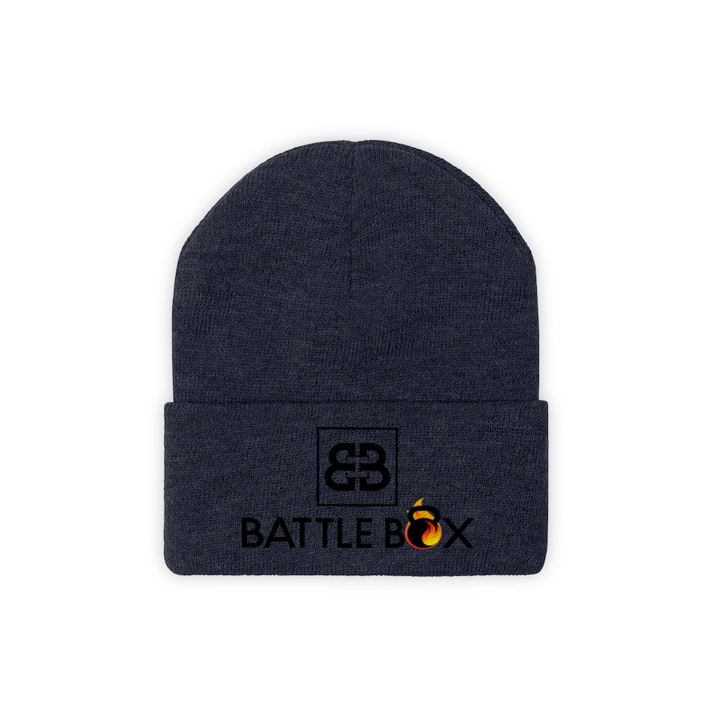 Battle Box [BB] Black Logo Unisex Knit Beanie