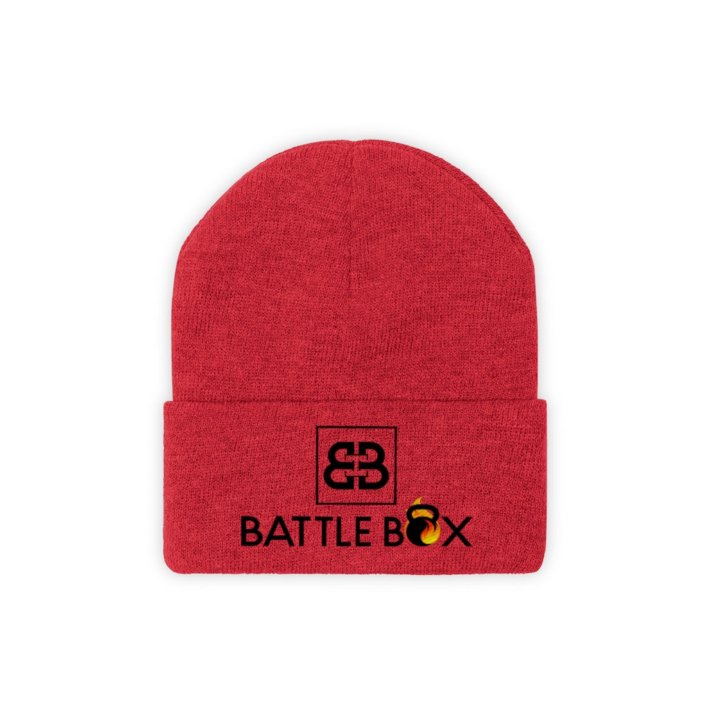 Battle Box [BB] Black Logo Unisex Knit Beanie