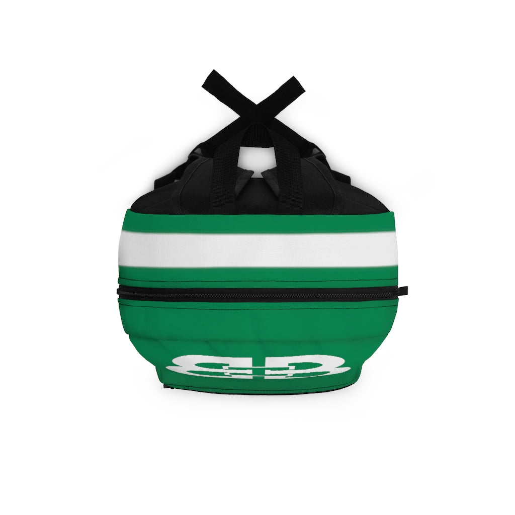 Battle Box Gym Fitness Green Train Hard Backpack
