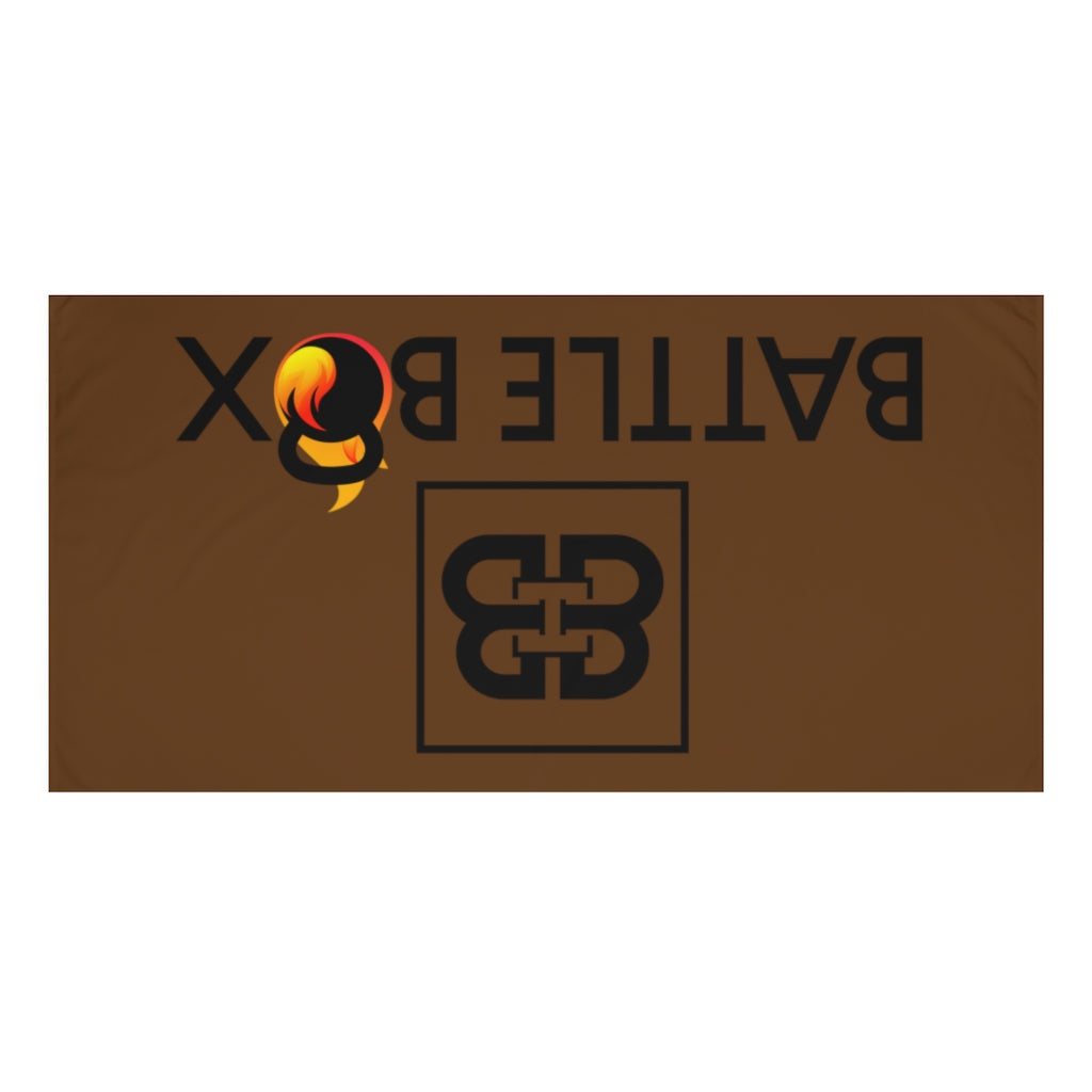 Brown Battle Box Gym Towel