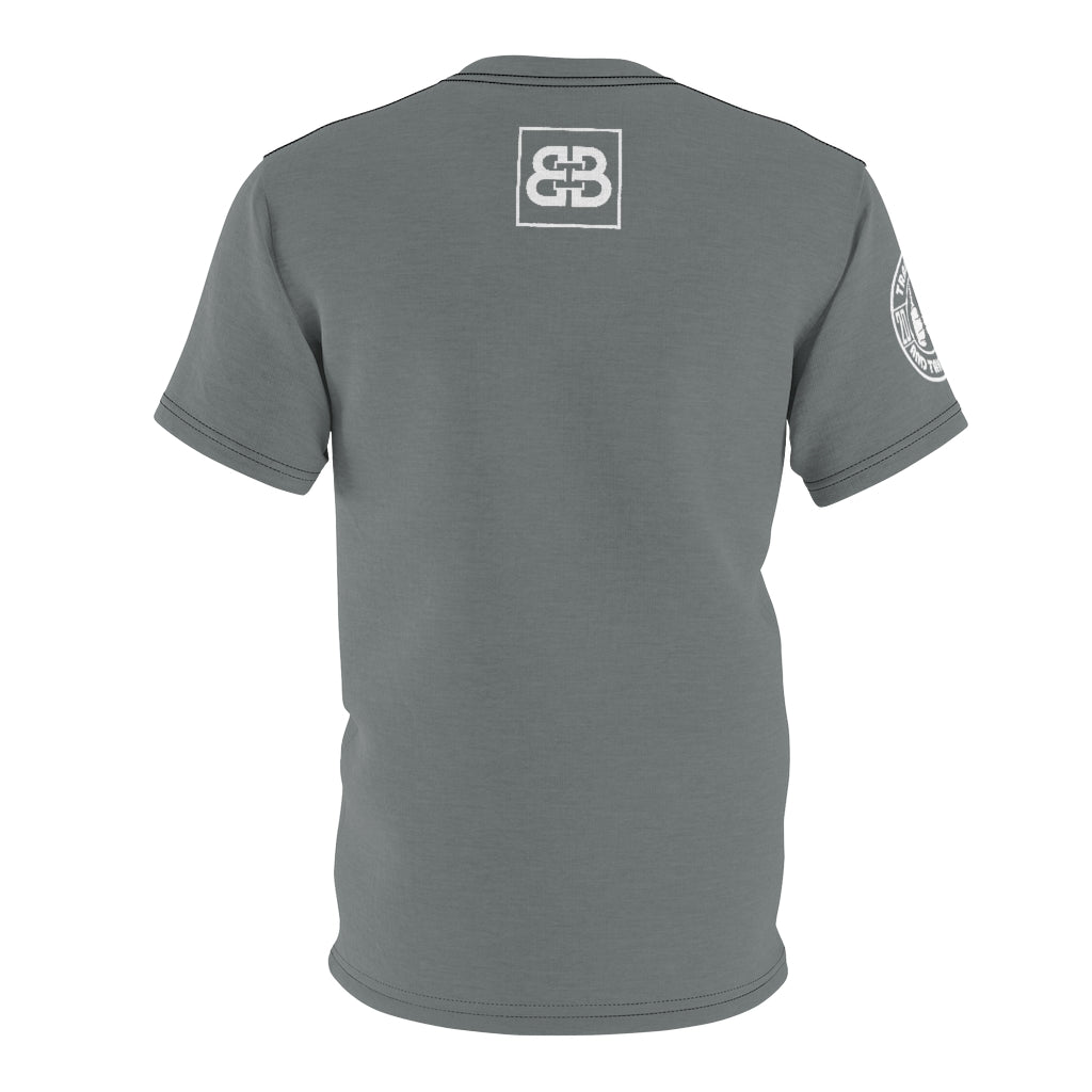 Battle Box Unisex Triple Print Gray T-Shirt