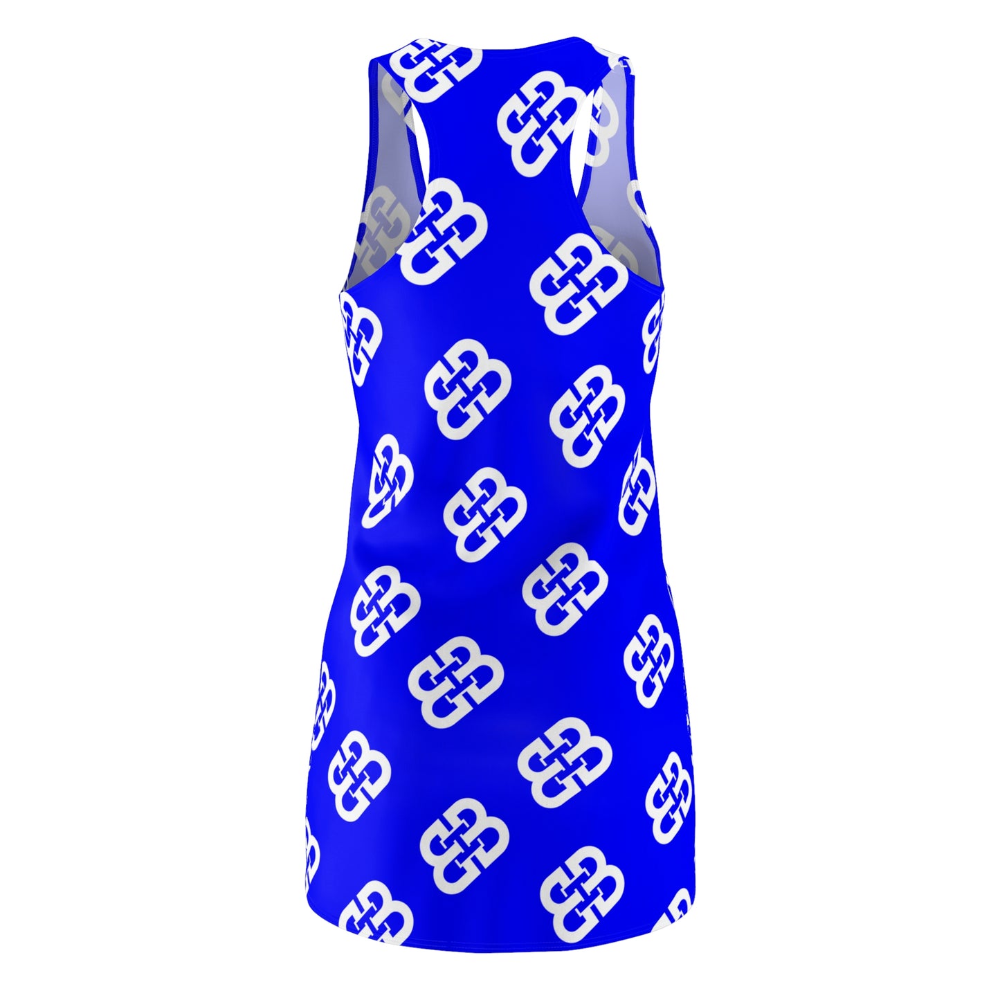 Battle Box Blue White BB Tunic Racerback Top-CB