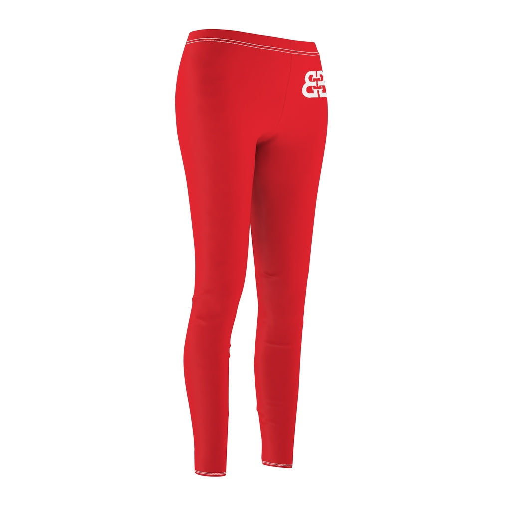 Battle Box Women's Red Casual Leggings