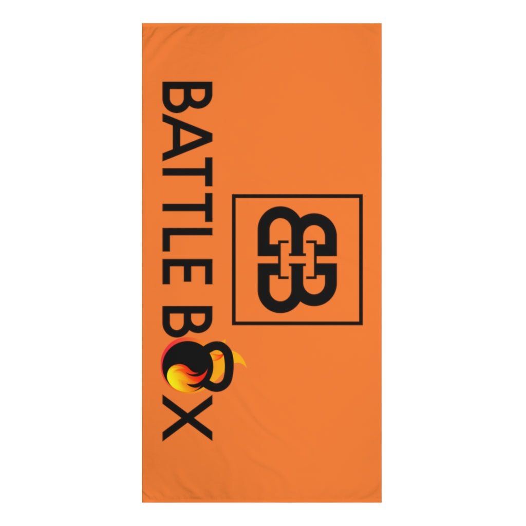 Orange Battle Box Gym Towel