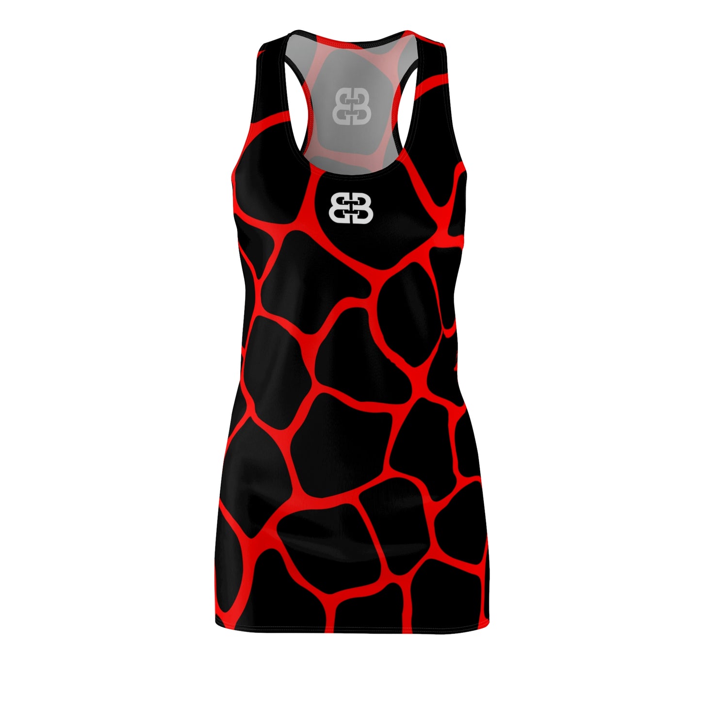 Battle Box Black Red Cobble Tunic Racerback Top-CB