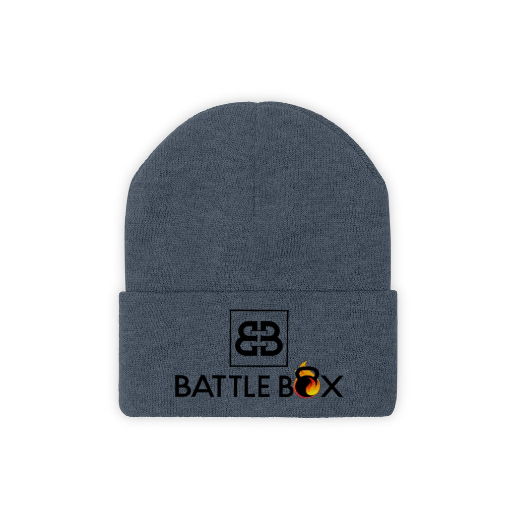 Battle Box [BB] Black Logo Unisex Knit Beanie