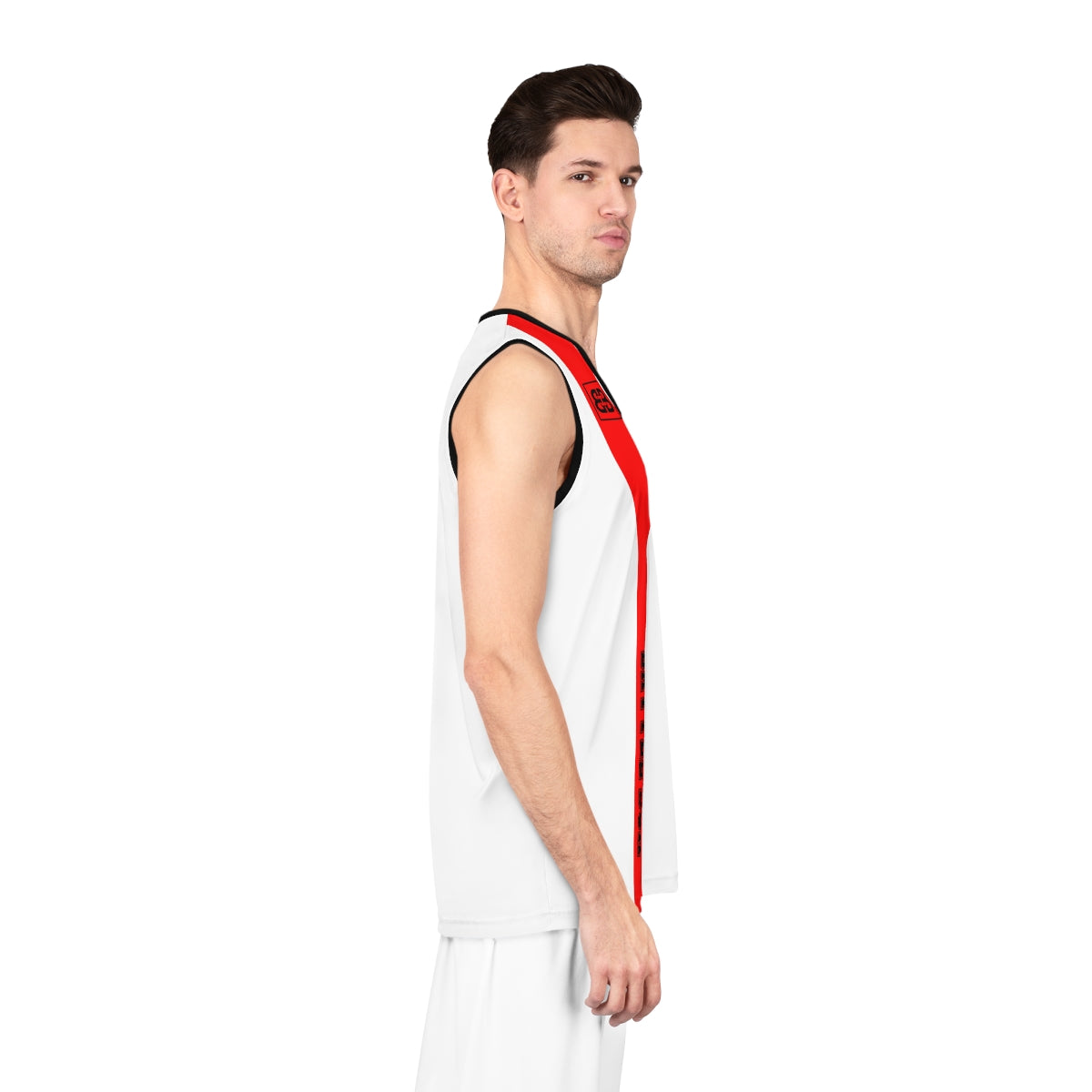 Battle Box Black White Basketball Jersey