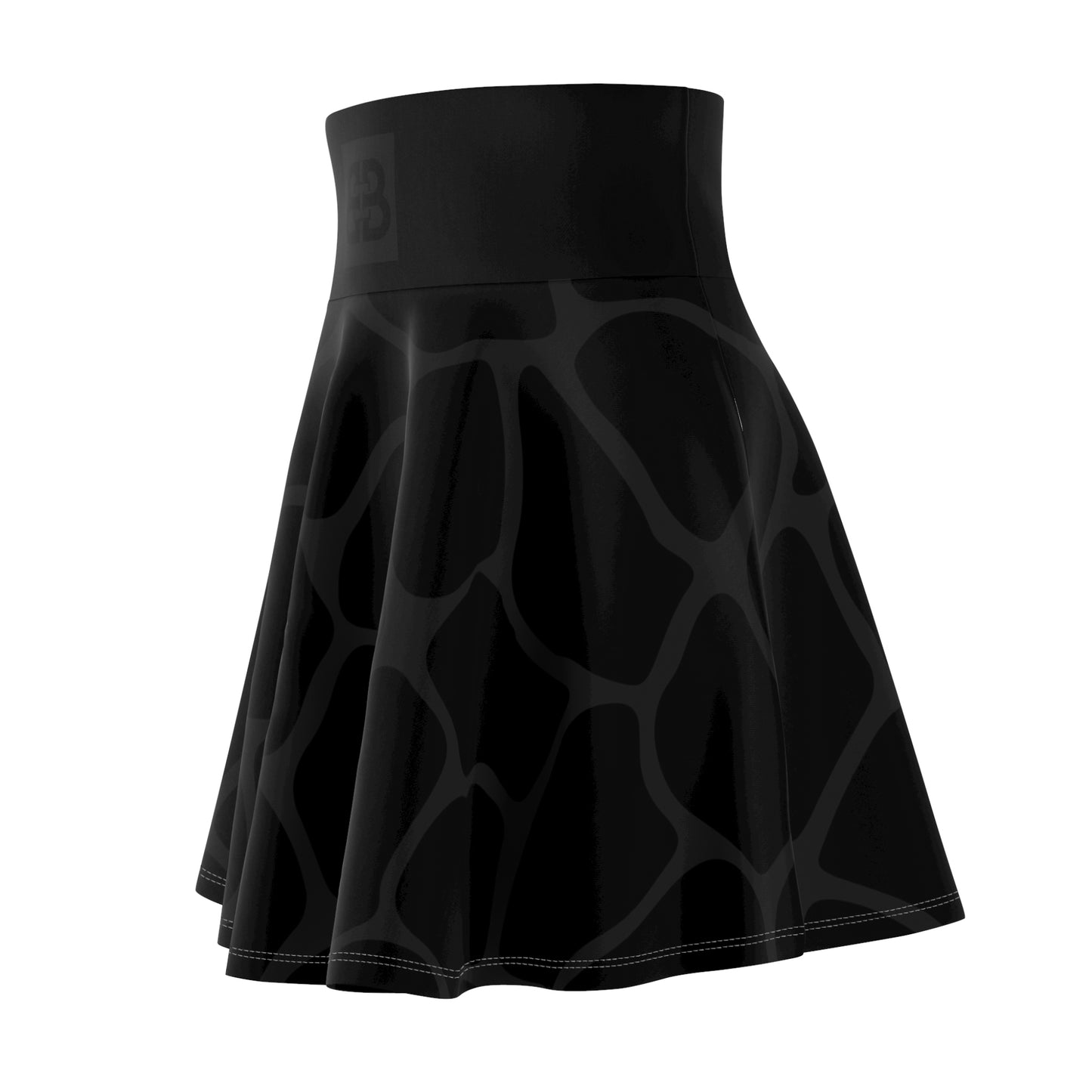 Battle Box High Waist Women's Skater Skirt-HW