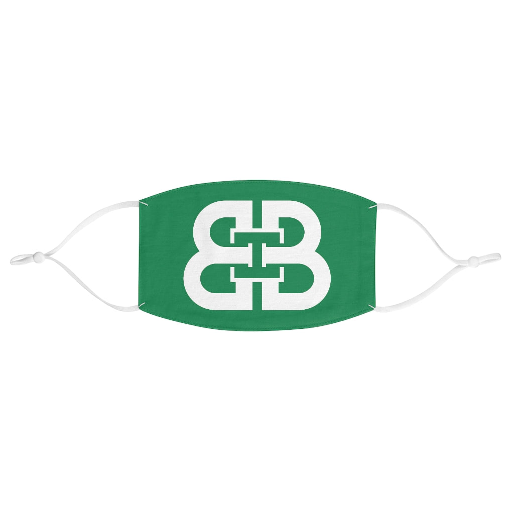 Green Battle Box Fabric Face Mask