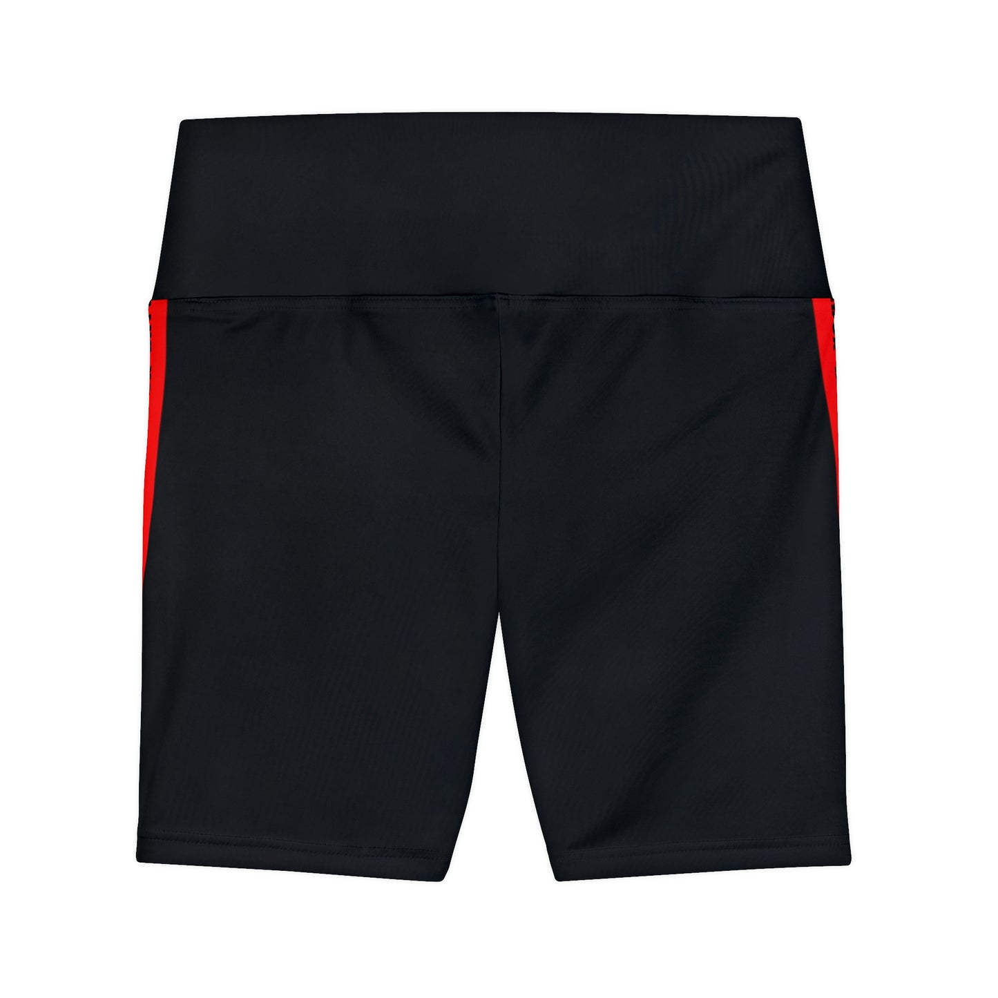 Battle Box Red/Black Women's Workout Shorts-T1