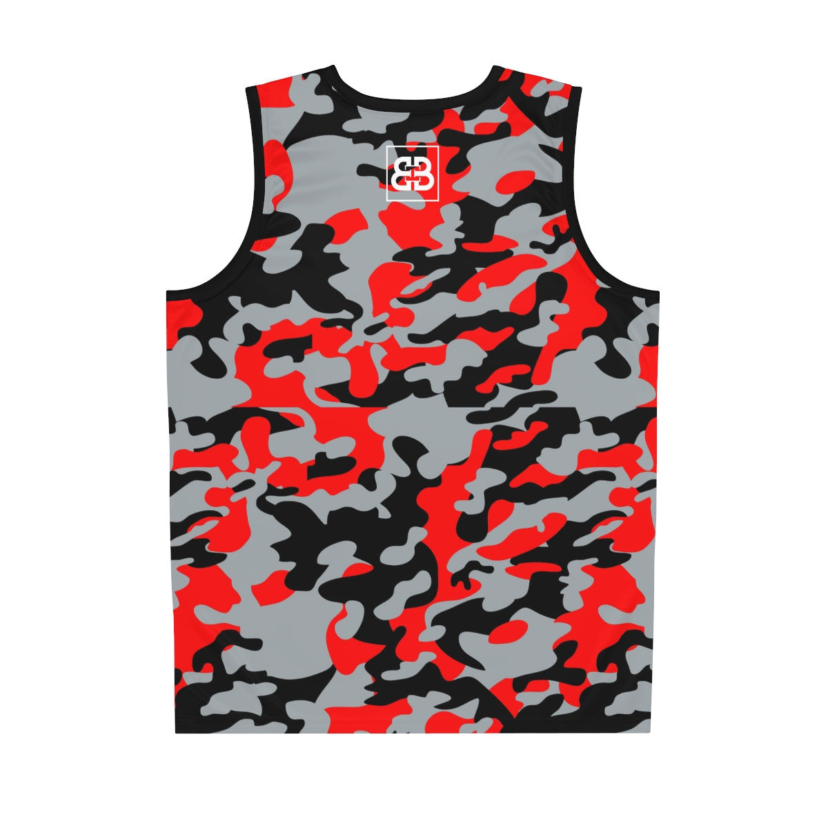 Battle Box Black Red Basketball Jersey