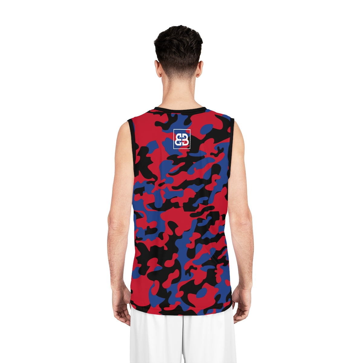 Battle Box Red Gray Basketball Jersey