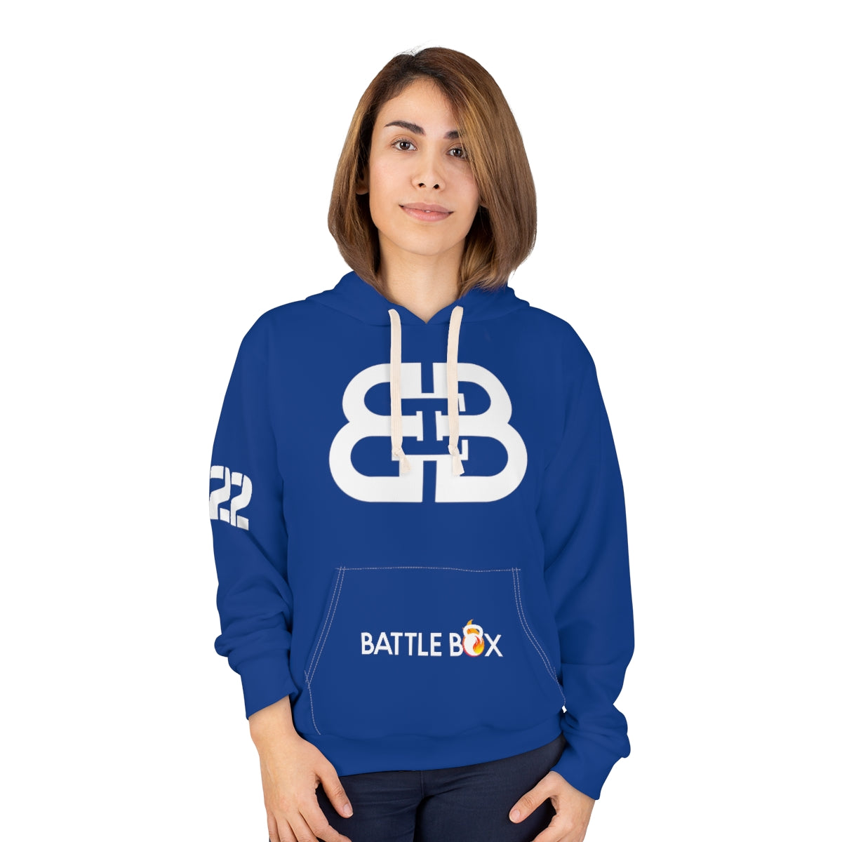 Battle Box Blue Unisex Pullover Hoodie