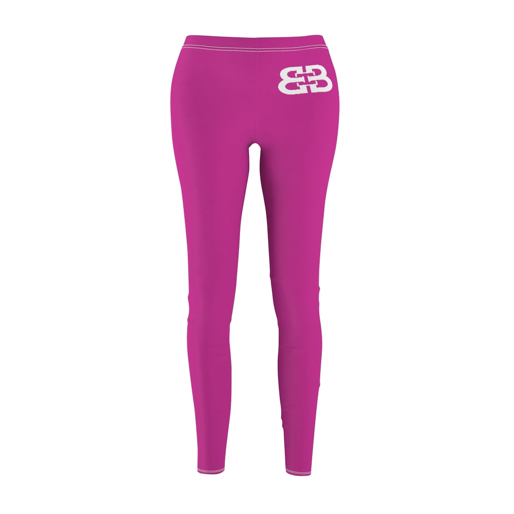 Battle Box Women's Pink Casual Leggings