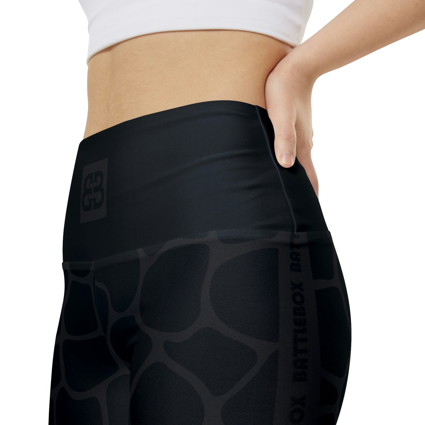 Battle Box Grey/Black Women's Workout Shorts-T1