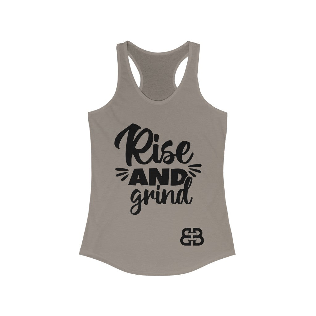 Women's Rise And Grind Body Battle Box Racerback Tank -2A