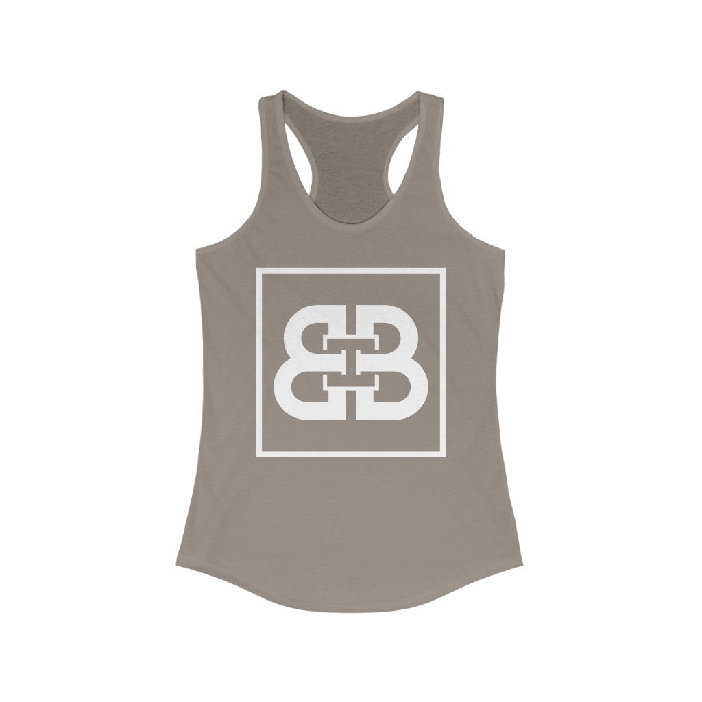 Women's Ideal Battle Box Racerback Tank -1A